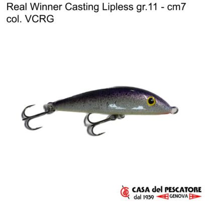 Artificiale Real Winner Casting Lipless 7cm 11g colorazione VCRG per pesca a spinning