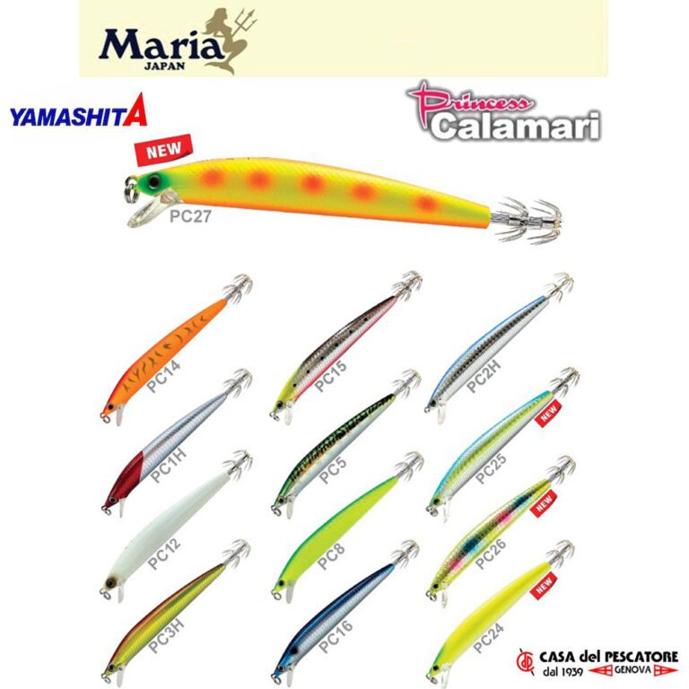 Artificiale Yamashita Princess Calamari Maria per la pesca a traina