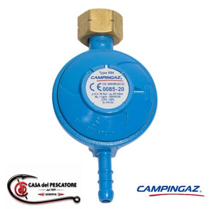 Regolatore di pressione campingaz 28 mbar per bombole a gas butano