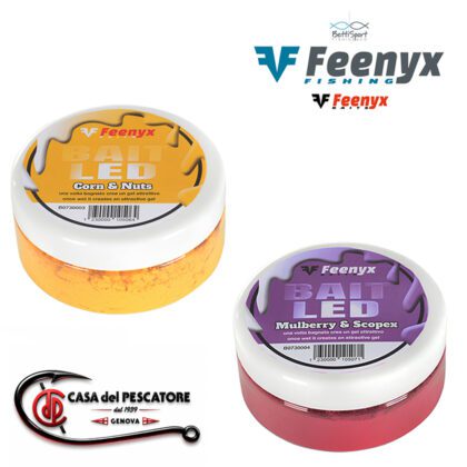 Feenyx Bait Led additivo in polvere idroattivo per esche da pesca su Casa del Pescatore 1939