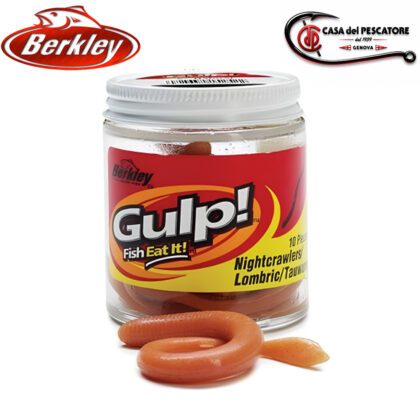 Berkley Gulp! Nightcrawlers 15 cm esca artificiale lombrico scentato Casa del Pescatore