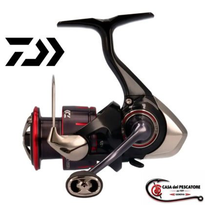 Mulinello Daiwa 23 Fuego LT per la pesca a spinning - Vista laterale