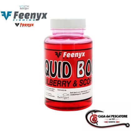 Flacone di attrattore Feenyx Liquid Boom da 250ml per la pesca a feeder