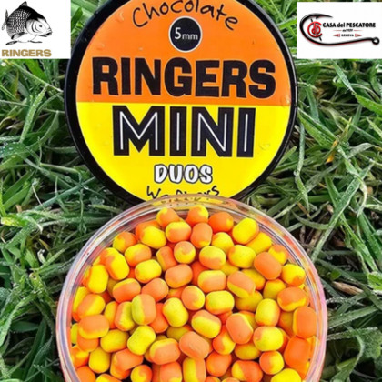 Barattolo di esche Ringers Wafters Mini Duos da 30 grammi per la pesca a feeder