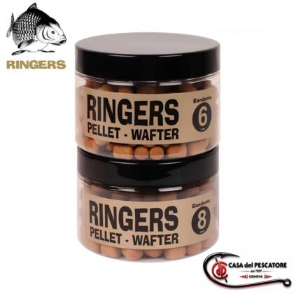 Barattolo di Ringers Wafter Pellet Natural da 6mm e 8mm esposto sul sito Casa del Pescatore