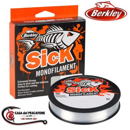 Berkley Sick Monofilament filo da pesca 300 mt Clear confezione originale